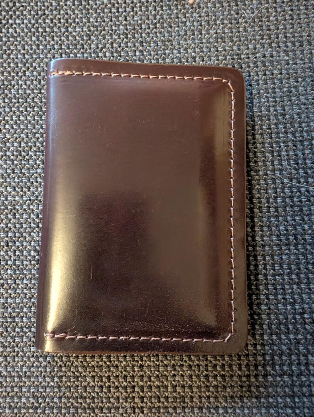 Hanks Men’s Leather Card Wallet - Brown